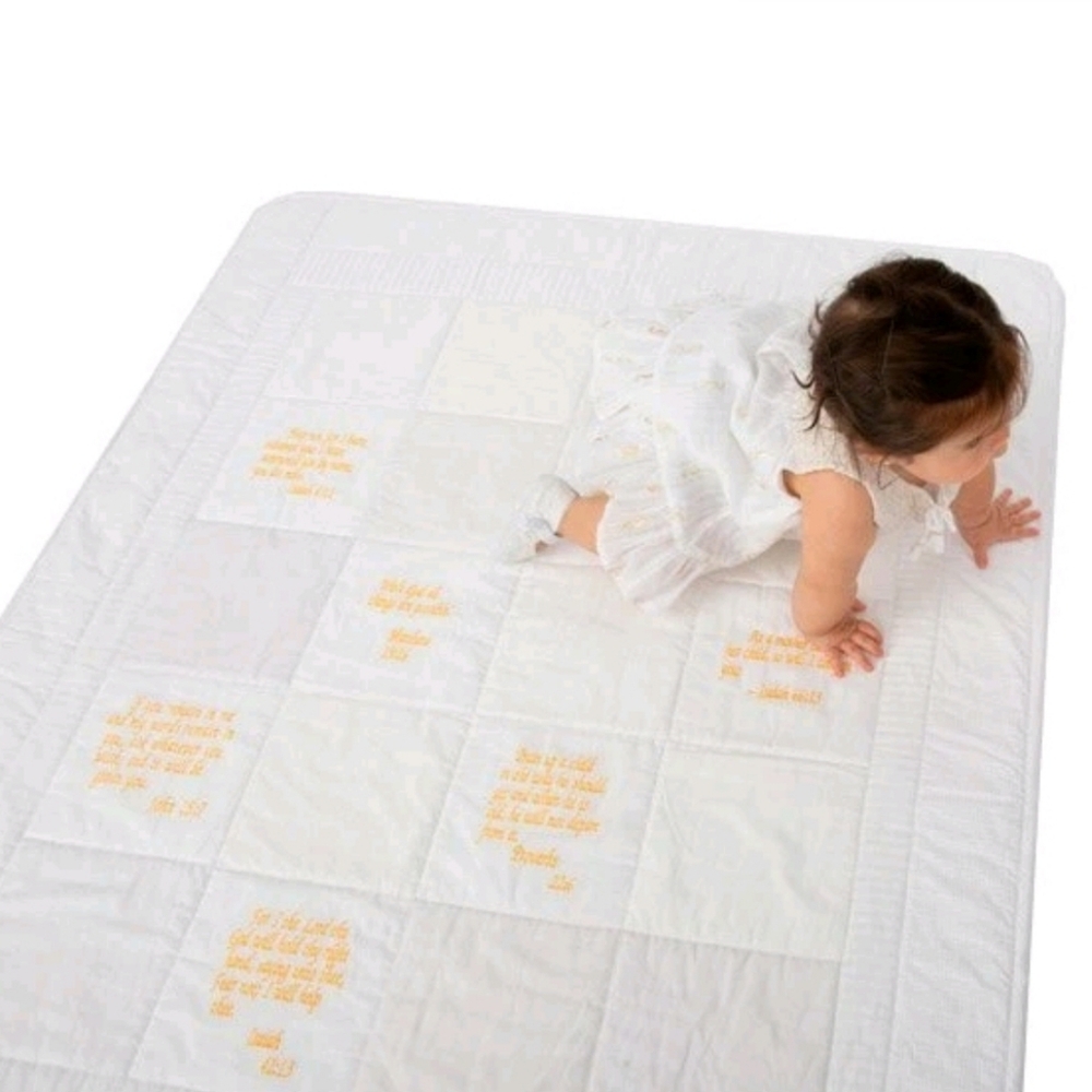 White Baby Blanket - Picture 10 of 12